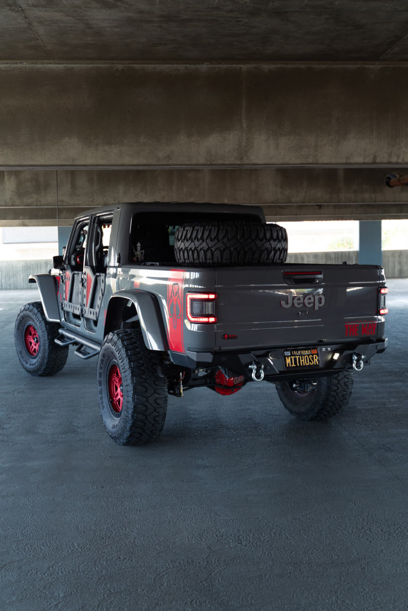 DV8 Offroad 20-23 Jeep Gladiator JT FS-15 Series Rear Bumper RBGL-11