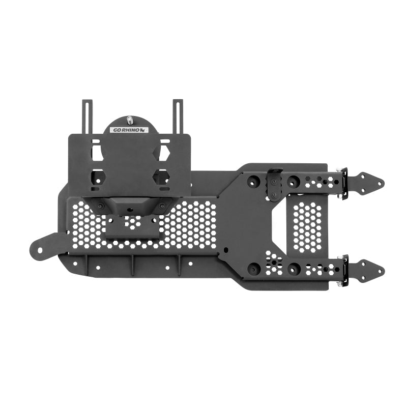 Go Rhino 08-22 Jeep Wrangler JL/JLU Body Mount Spare Tire Carrier - Tex. Blk 27137T