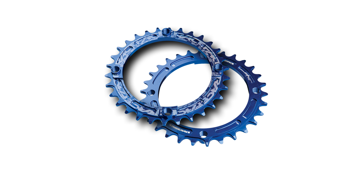 RACE FACE Narrow Wide 34t 104 Bcd Blue 10/11/12s RNW104X34BLU