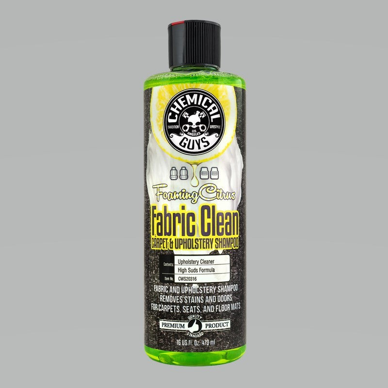 Chemical Guys Foaming Fabric Clean Carpet/Upholstery Shampoo & Odor Eliminator - 16oz CWS20316