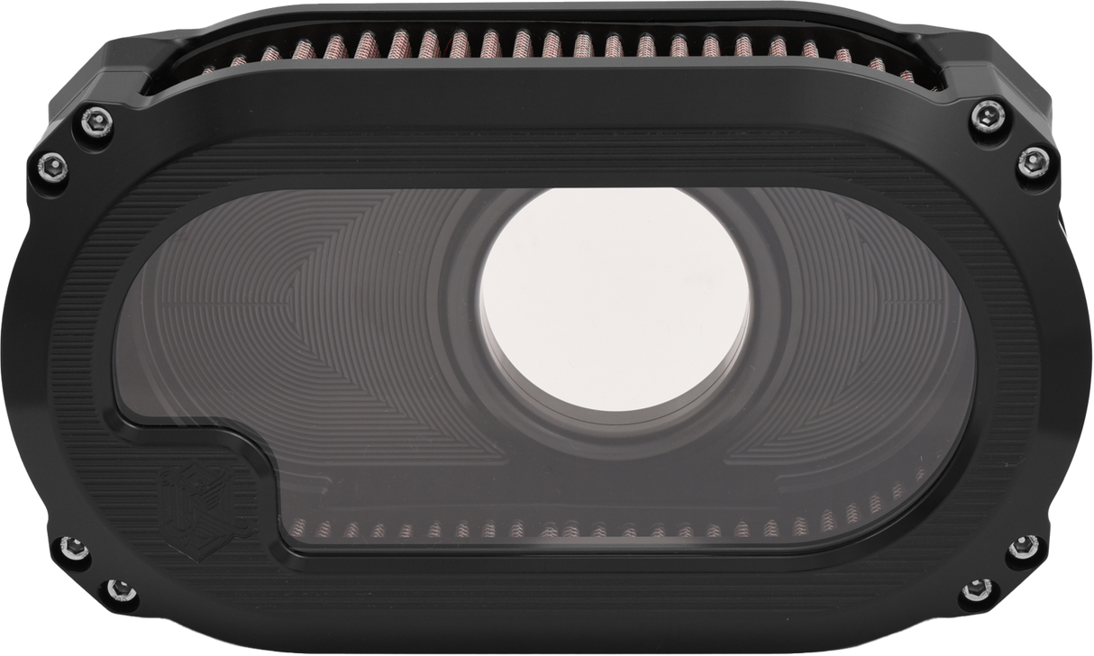 KENS FACTORYNxt Lvl M8 Air Cleaner W/Glass Black W/BlackNXT-01B