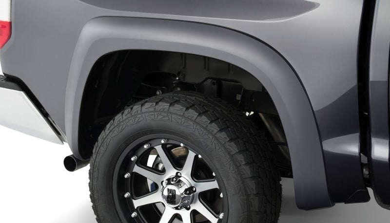 Bushwacker 14-18 Toyota Tundra Fleetside Extend-A-Fender Style Flares 2pc - Black 30042-02