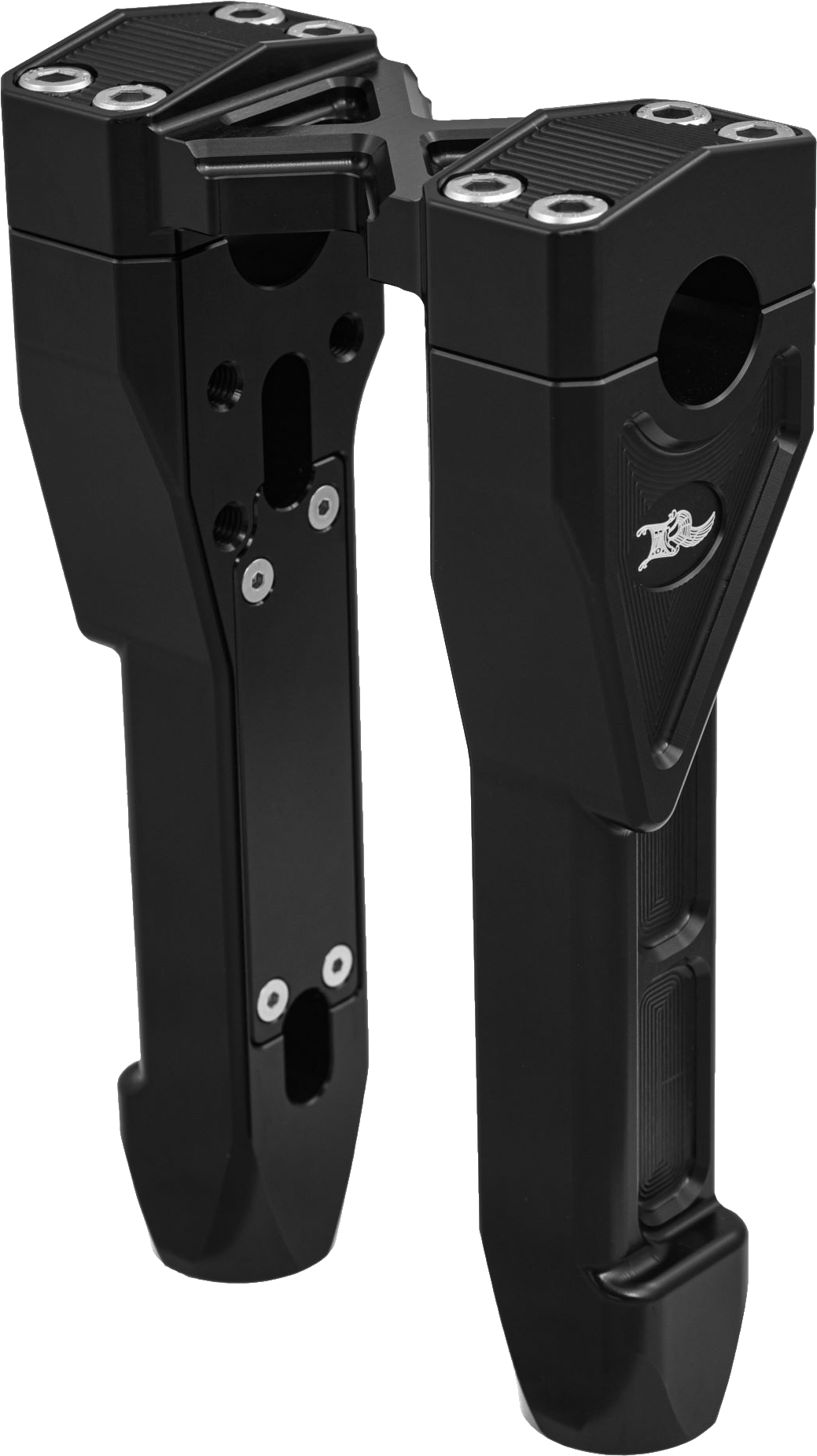 KENS FACTORYNx Lvl 1-1/8" X-Riser 8" Tall Straight BlackKFR-02-1.125