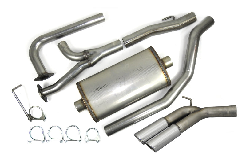 JBA 04-20 Nissan Titan 5.6L 409SS Pass Side Dual Exit Cat-Back Exhaust 40-1403