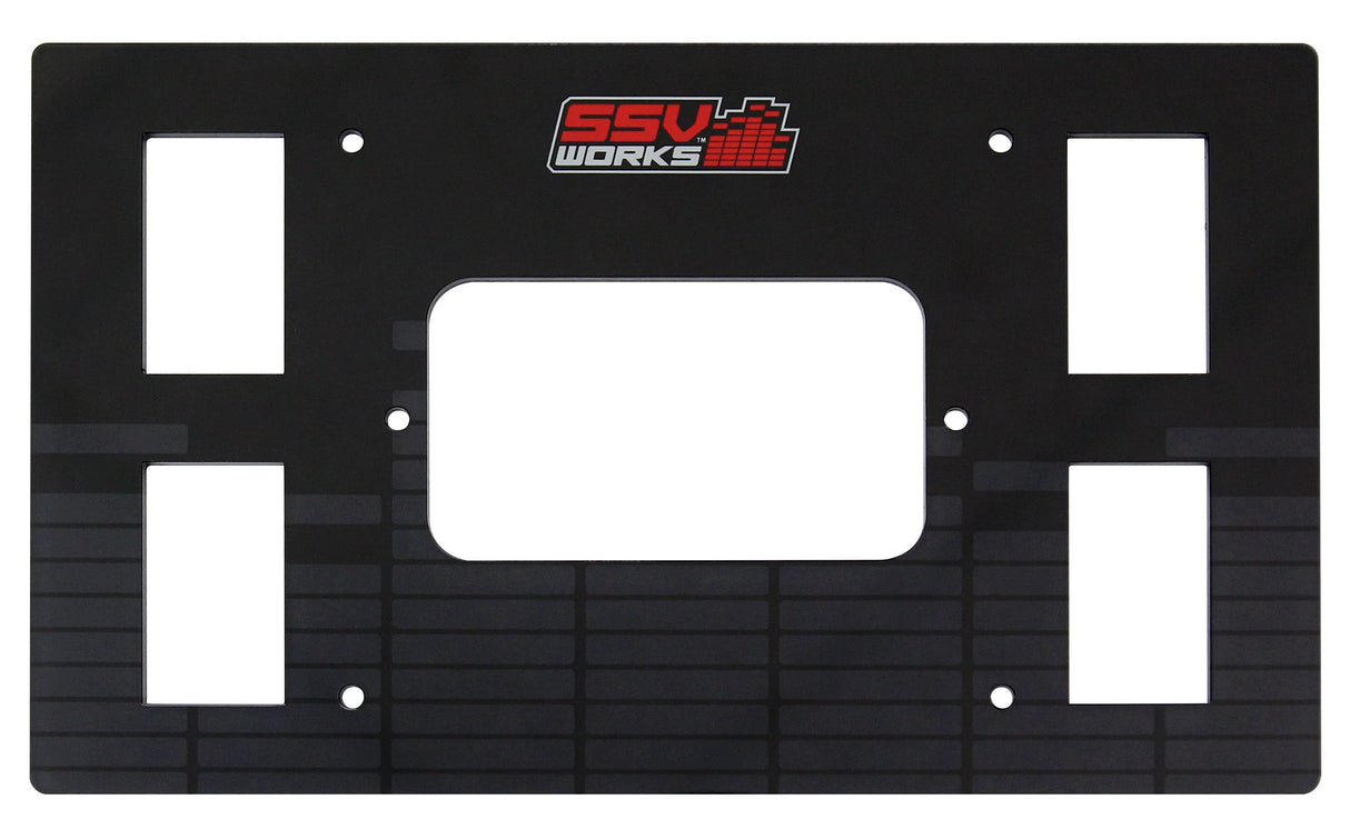 SSV WORKS Ssv Dash Plate Kit Pol Slng SS-DM3
