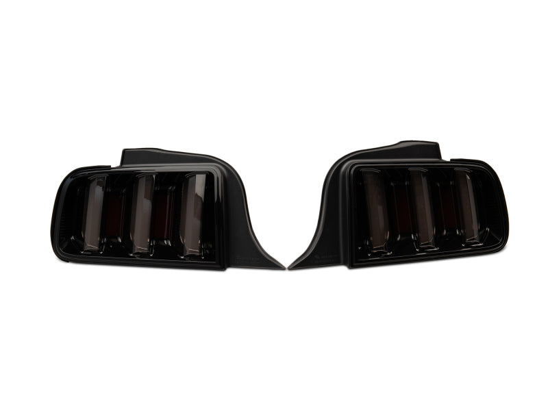 Raxiom 05-09 Ford Mustang Vector V2 LED Tail Lights- Black Housing (Smoked Lens) 408588