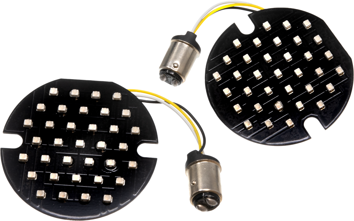 LETRIC LIGHTING COFlat Lense Led Insert 1157 AmberLLC-FL7A