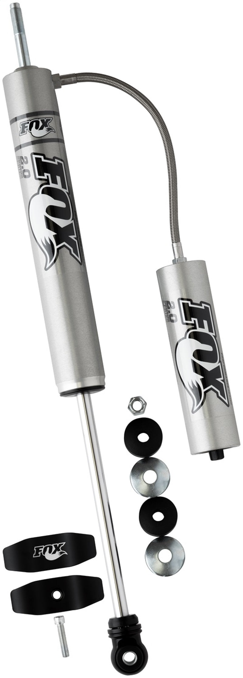 Fox 2.0 Performance Series 10.1in. Smooth Body Remote Res. Shock w/Stem Mount / Std Travel - Black 985-24-057
