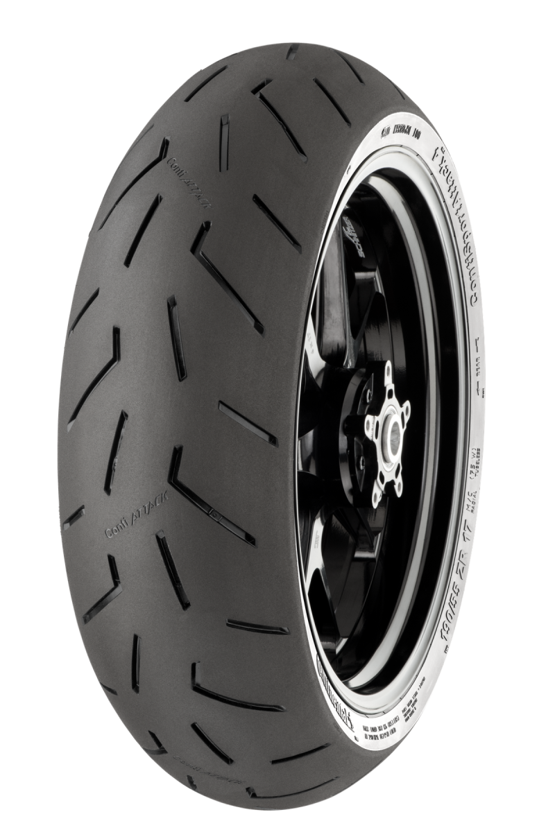 Continental ContiSportAttack 4 Rear Tire - 190/55 ZR17 M/C 75(W) TL 2446000000