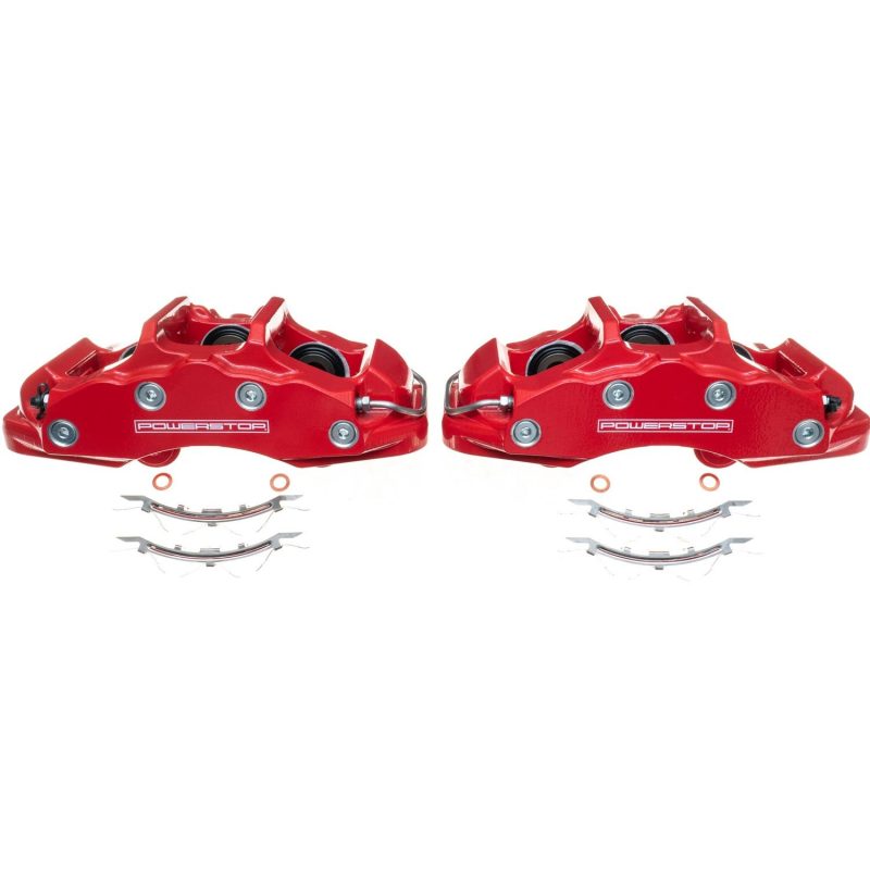 Power Stop 06-13 Chevrolet Corvette Front Red Calipers - Pair S15042
