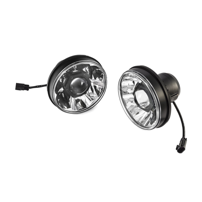 KC HiLiTES 07-18 Jeep JK (Not for Rubicon/Sahara) 7in. Gravity LED Pro DOT Headlight (Pair Pack Sys) 42341