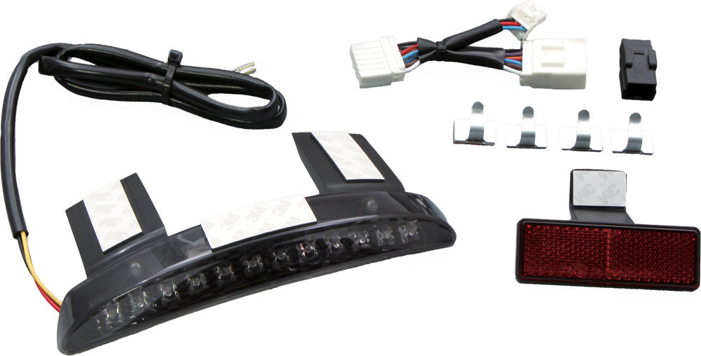 WEST-EAGLE Led Chopped Fender Taillights Smoked Lens H5172-SM