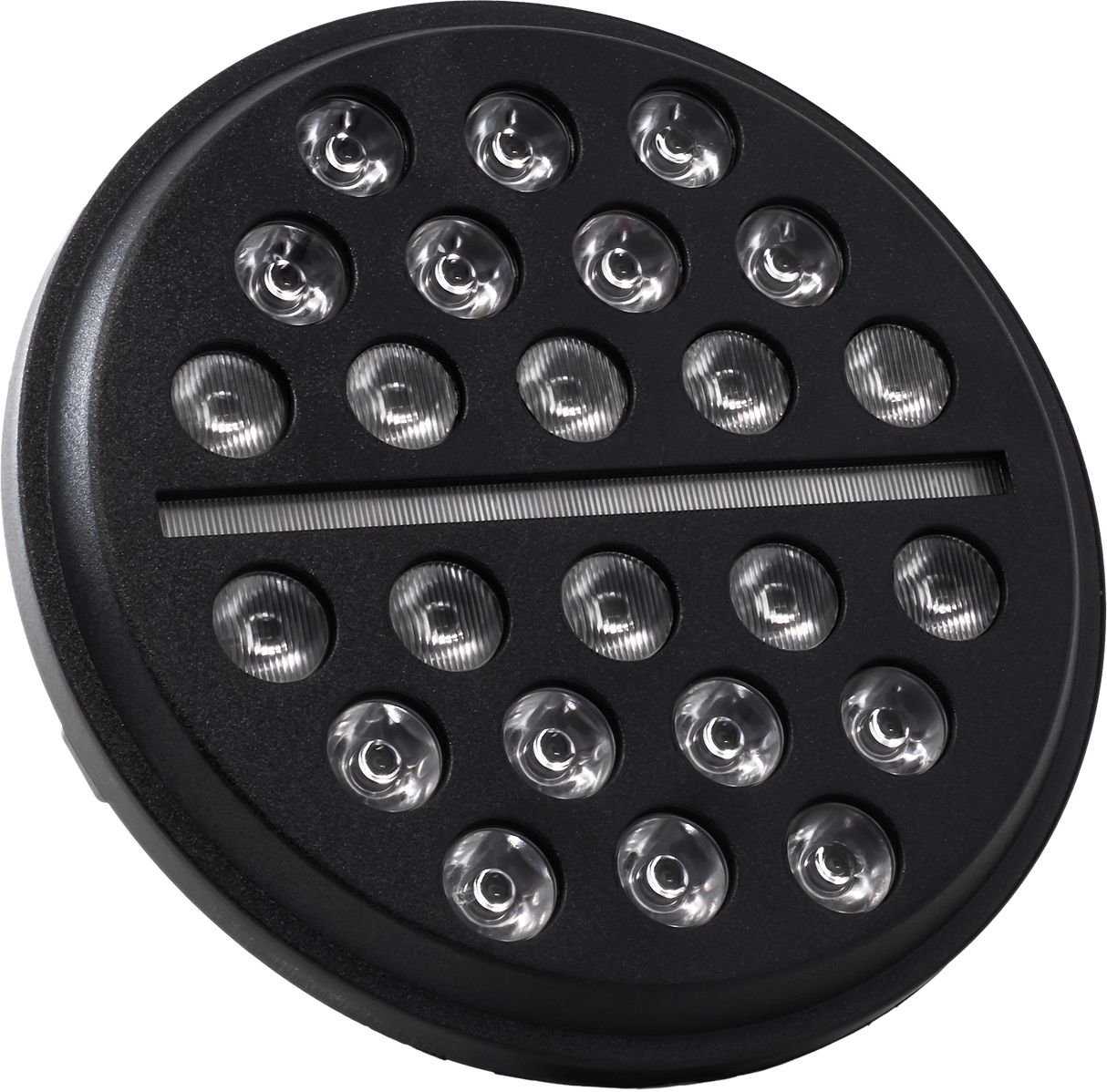 LETRIC LIGHTING CO7" Led Buckshot Mini-Multi Black W/ Mnt AdapterLLC-LHC-7B
