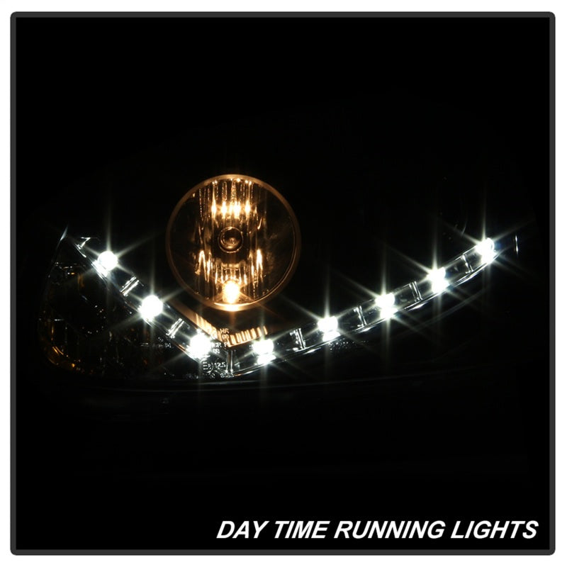 Spyder Volkswagen GTI 06-09/Jetta 06-09 Xenon/HID Model Only - DRL Black PRO-YD-VG06-HID-DRL-BK 5017529