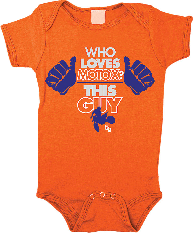 SMOOTH This Guy Romper Orange 12/18m 1632-103