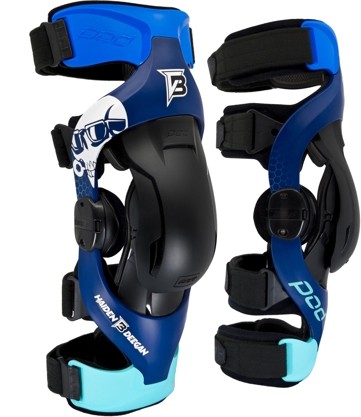 POD K4 2.0 Le Db238 Knee Brace Pr Haiden "Danger Boy" Deegan You K4027-DB238-YTH