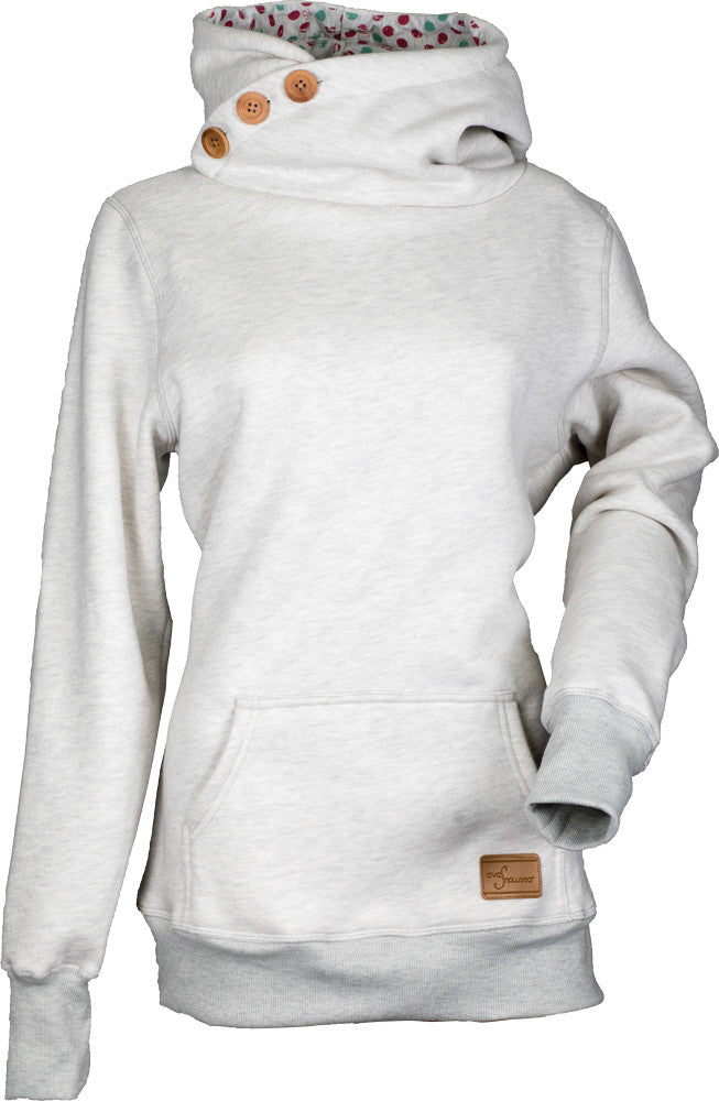 DSG Side Button Pullover Hoodie Oatmeal Heather 2x 35489