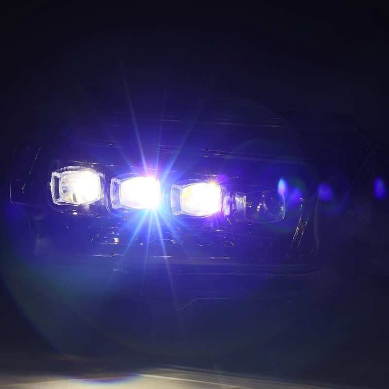 AlphaRex 10-13 Toyota 4Runner NOVA LED Proj Headlights Plank Style Alpha Black w/Seq Signal/DRL 880758