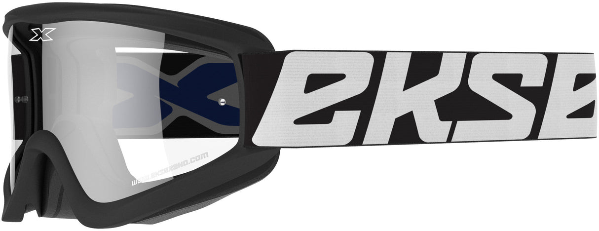 EKS BRAND Goggle Otg Black W/Clear Lens 067-10950
