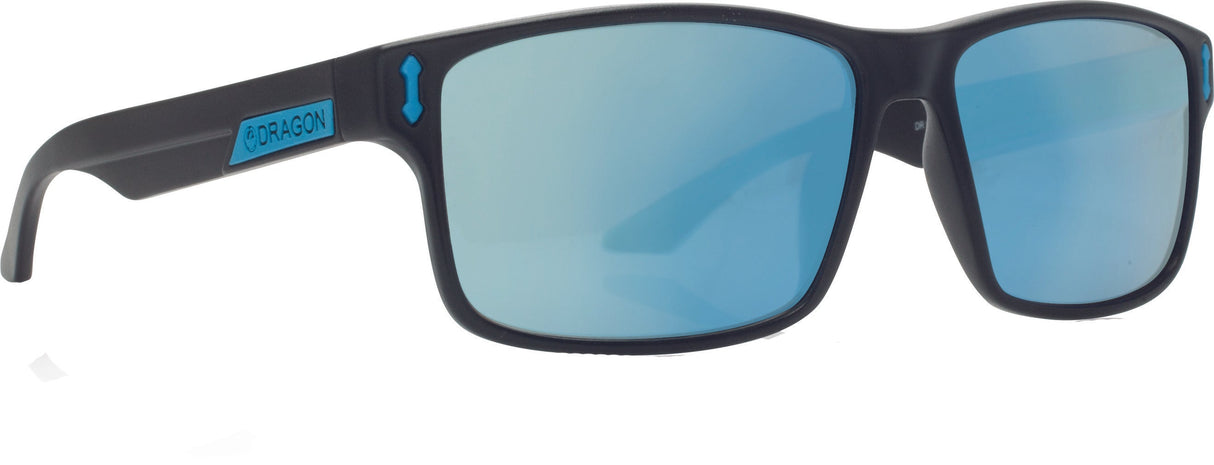 DRAGON Count Sunglasses H20 Matte Black W/Blue Ion Lens 301015815455