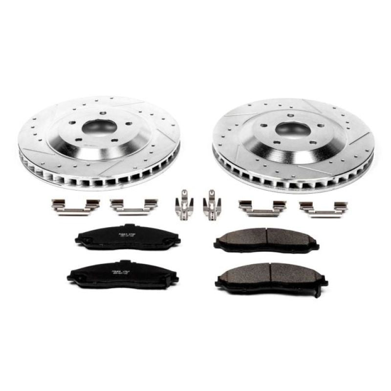 Power Stop 2004 Cadillac XLR Front Z23 Evolution Sport Brake Kit K1559