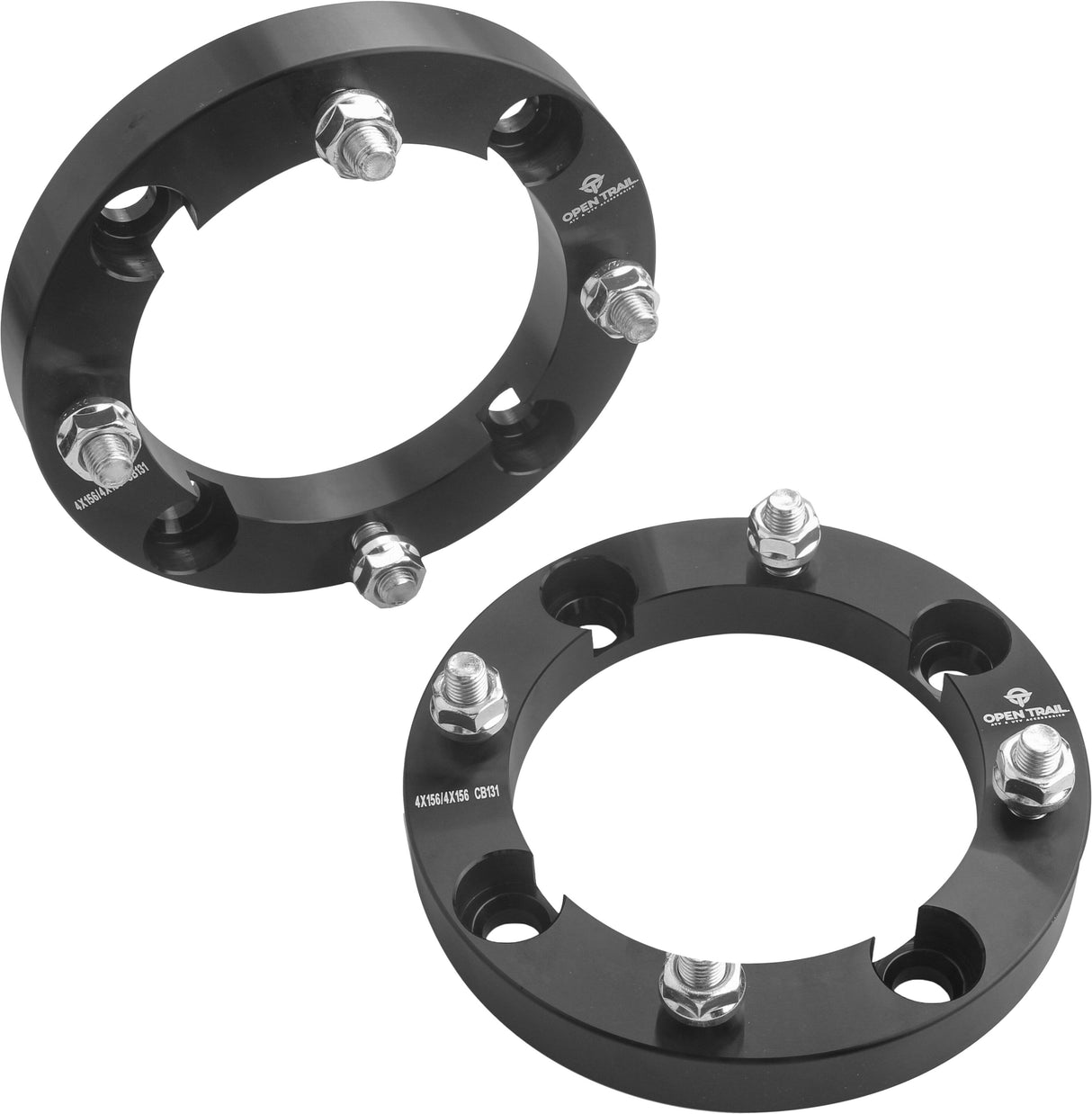 OPEN TRAILWheel Spacer 1" 4/156 Stud: 12mm X 1.5mmAC-06653-2BK