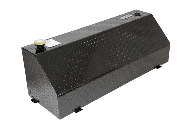 Deezee Universal Tanks - Wedge Rectangle Black Tread Aluminum DZ 92556B