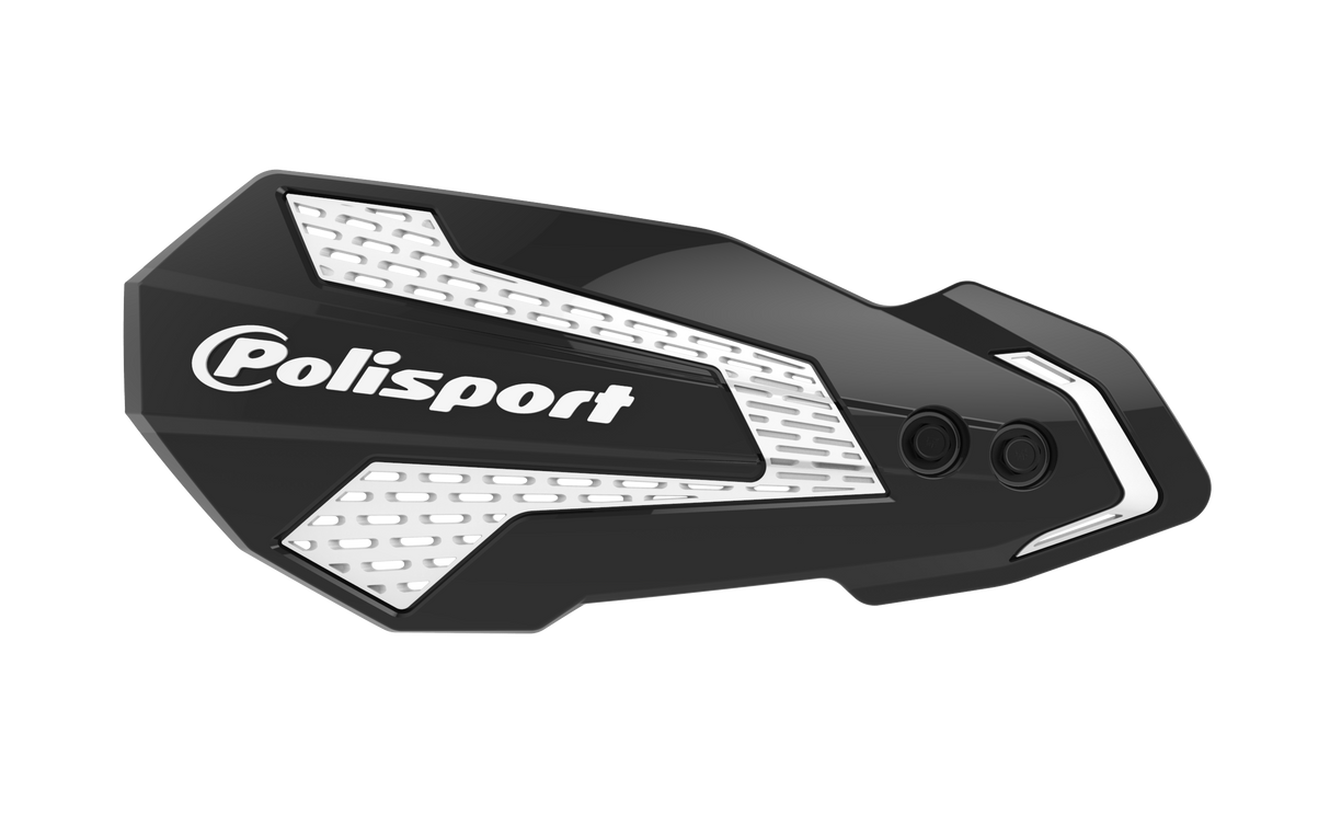 POLISPORT Mx Flow Handguards Black/White 8308200013