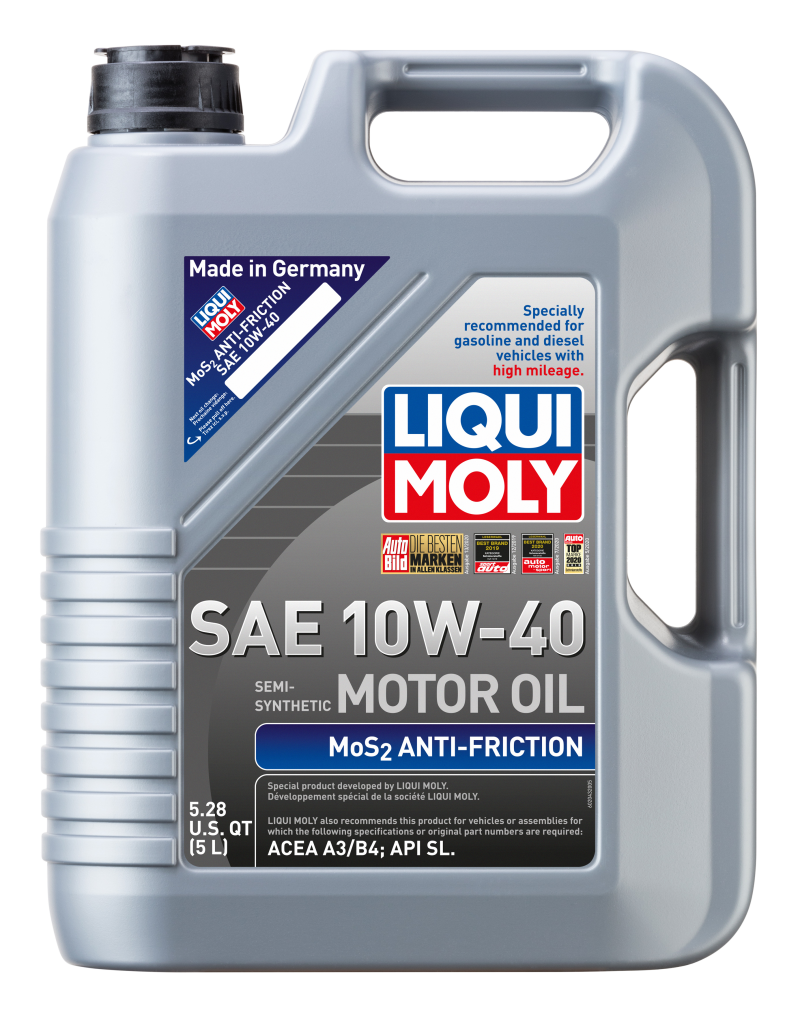 LIQUI MOLY 5L MoS2 Anti-Friction Motor Oil 10W40 2043