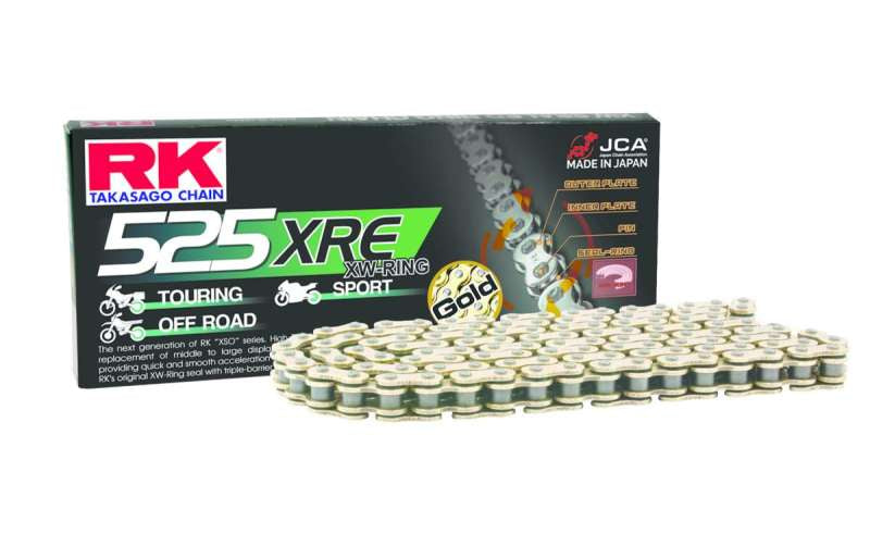 RK Chain GB525XRE-120L XW-Ring - Gold GB525XRE-120