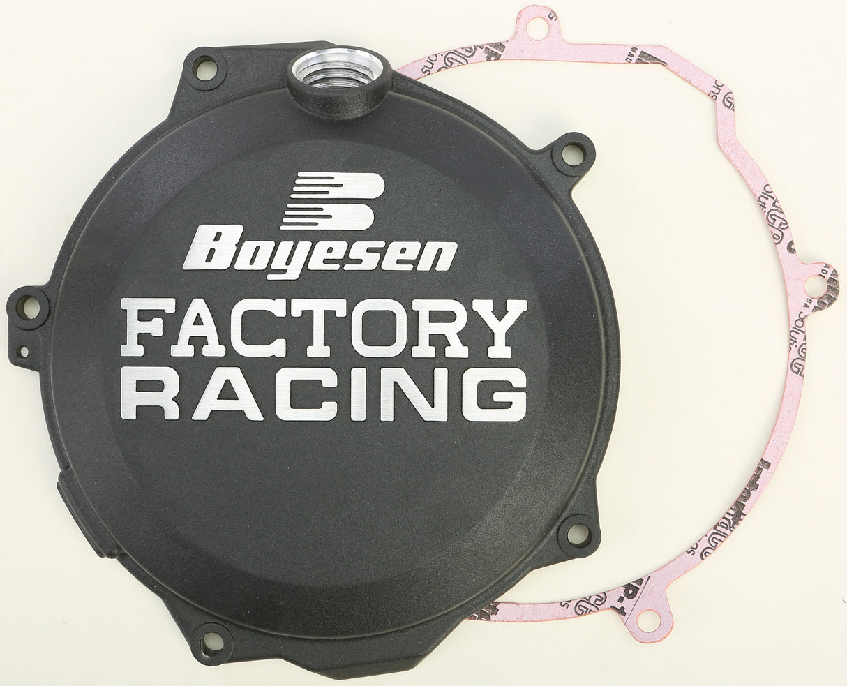BOYESEN Factory Racing Clutch Cover Black CC-44AB