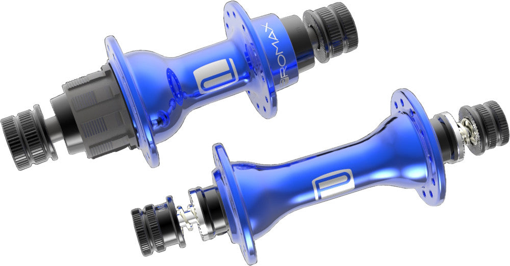 PROMAX Hb-1 Mini Hub Set Blue 10mm 28h PX-HU14HB128-BL