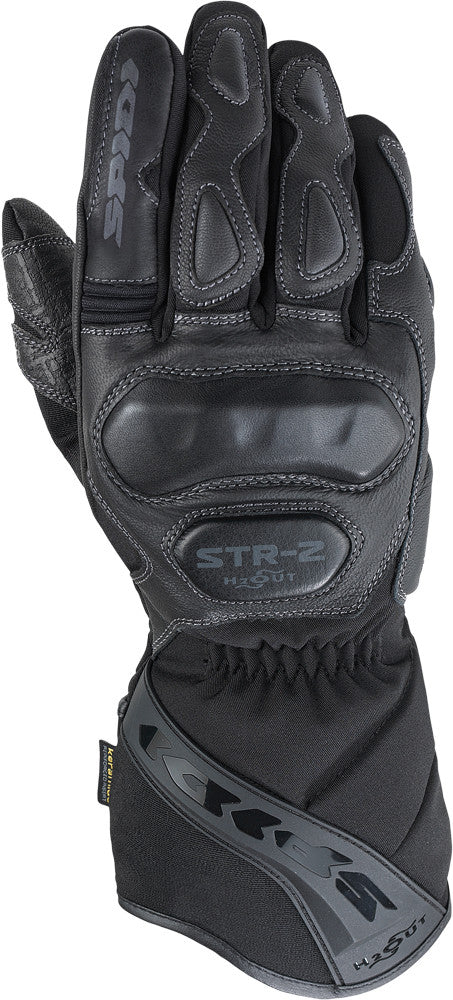 SPIDI Str-2 H2out Leather Gloves Black 3x C36-026-3X