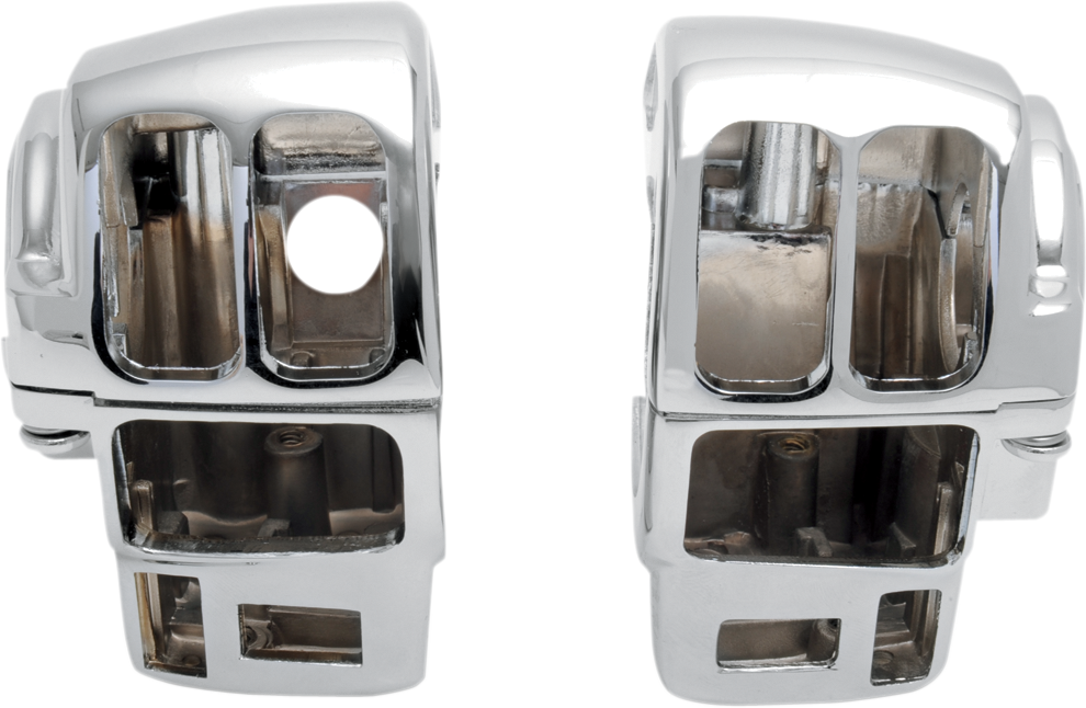 DRAG SPECIALTIES Carcasa del interruptor - Crucero - Cromo H07-0783