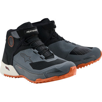 ALPINESTARS CR-X Drystar® Shoes - Black/Dark Gray/Rust - US 12.5 / EU 46 2611820-1547-12.5