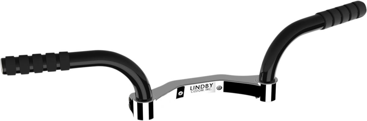 LINDBY Adjustable Footrest - Black/Chrome - FLH '14+ 282000