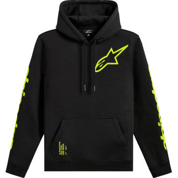 IN STOCK ALPINESTARS Triple Pullover Hoodie - Black - 2XL 1235-51405-10-2X