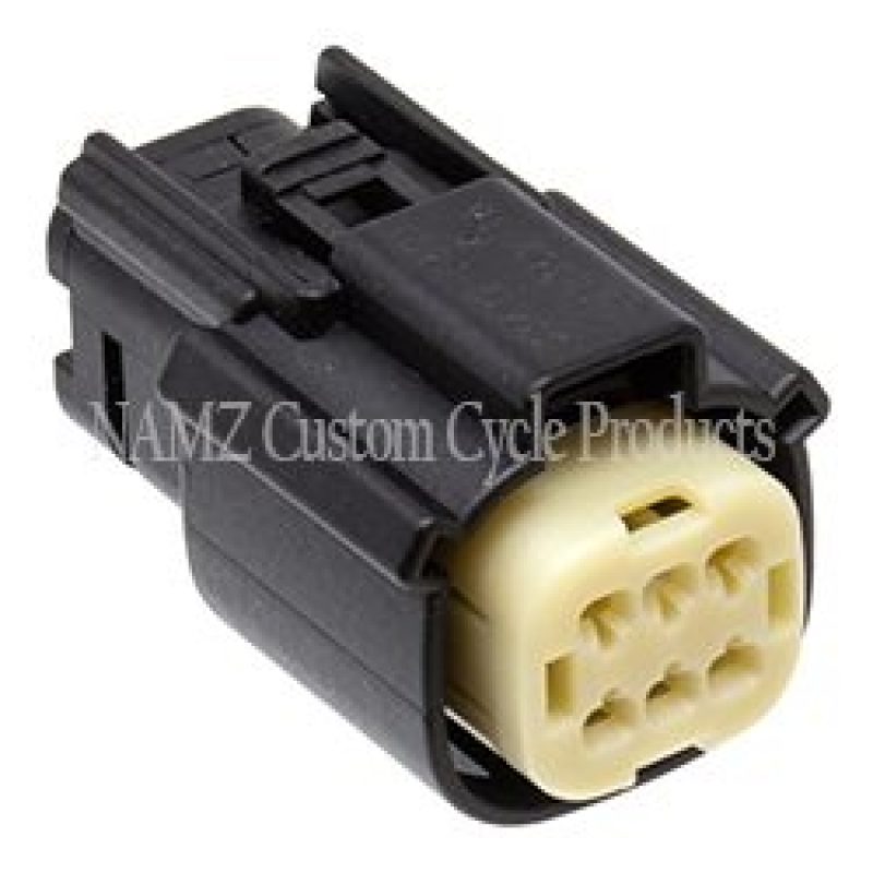 NAMZ 07-23 Molex MX-150 6-Position Female Connector R Side Handlebar Control - Black (HD 72414-07BK) NM-33472-0601