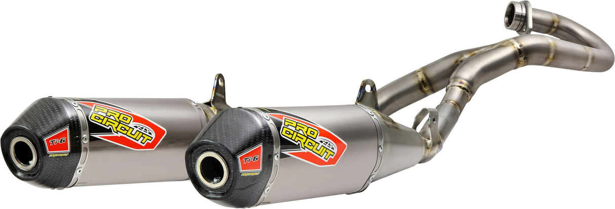 PRO CIRCUIT Ti-6 Ti Dual Exhaust System 0312025F2