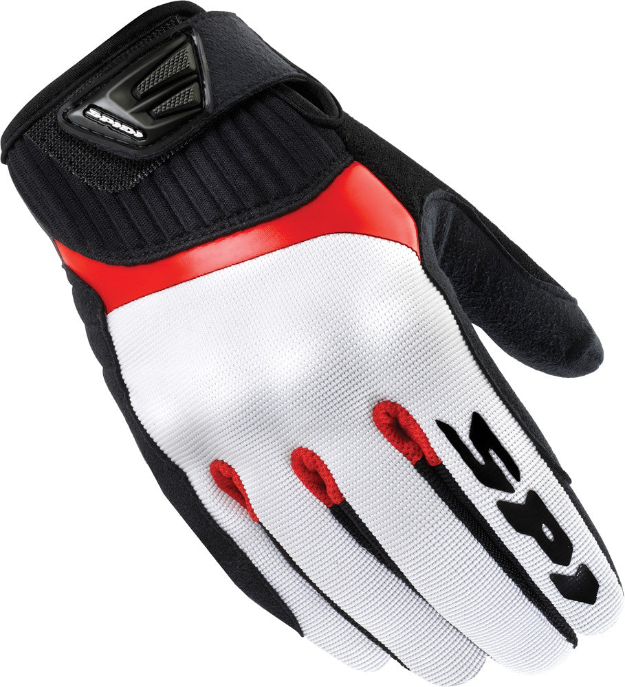 SPIDI G-Flash Tex Gloves White/Black/Red L B48K3-021-L =3EA