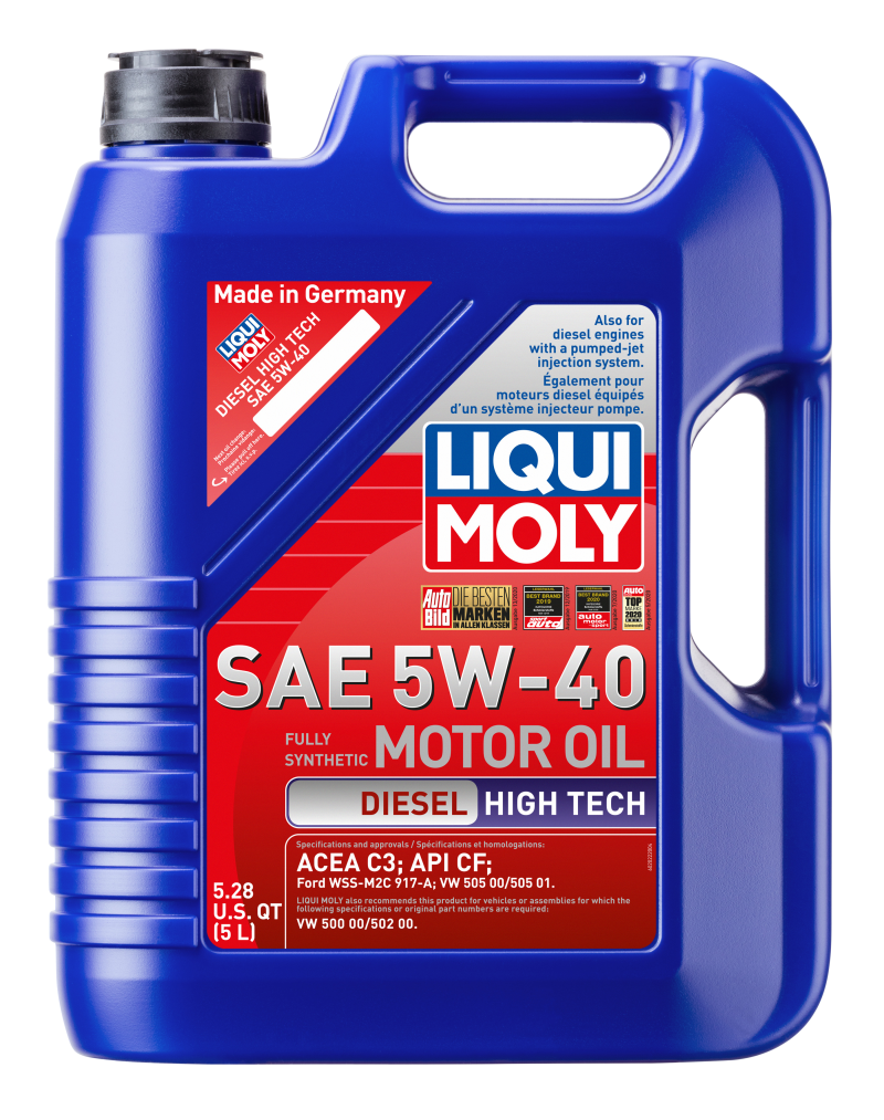 LIQUI MOLY 5L Diesel High Tech Motor Oil 5W40 2022