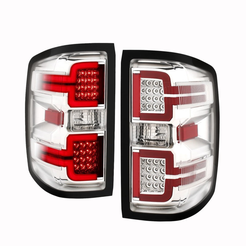 ANZO 2014-2018 Chevy Silverado 1500 LED Taillights Chrome 311291