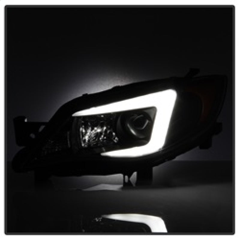Spyder Subaru WRX 08-09 Projector Headlights - HID Model Only - Black PRO-YD-SWRX08-HID-LBDRL-BK 5083937