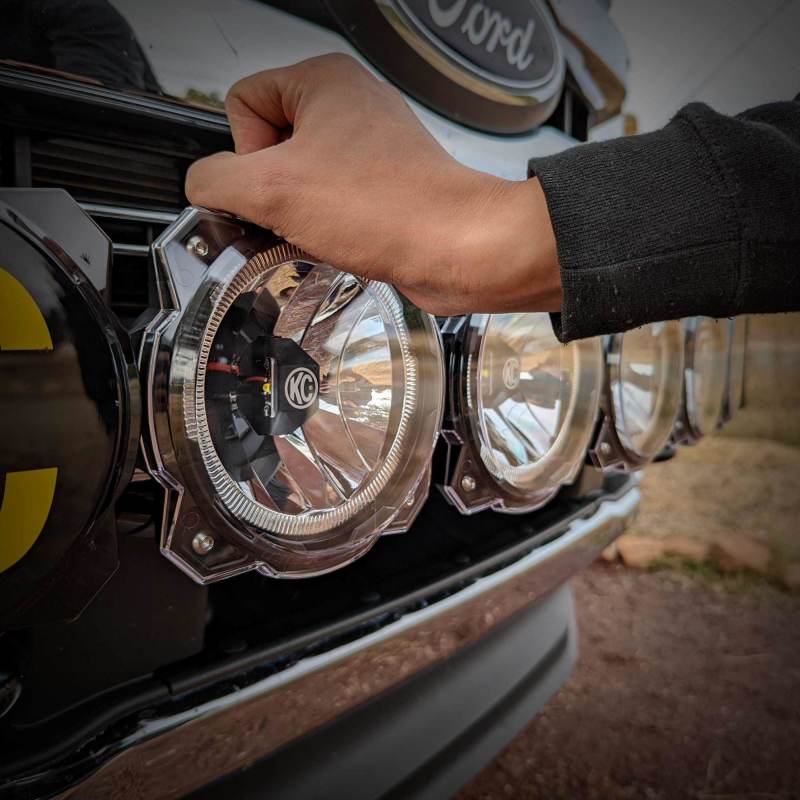 KC HiLiTES 6in. Light Shield for Gravity Pro6 LED Lights (Single) - Clear 5118