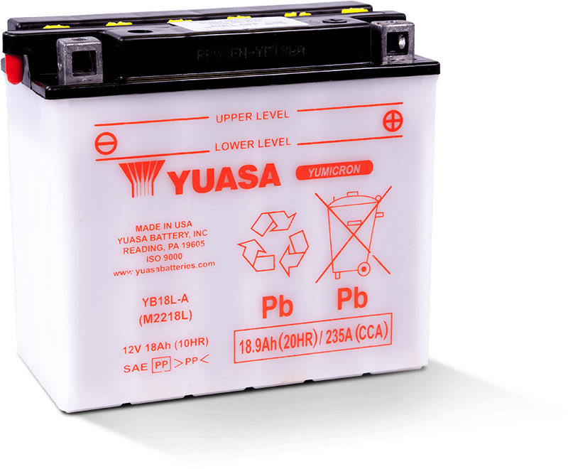Yuasa YB18L-A Yumicron 12 Volt Battery YUAM2218L