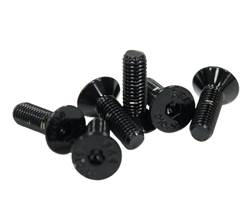 NRG Steering Wheel Screw Upgrade Kit (Conical) - Black SWS-100BK-1