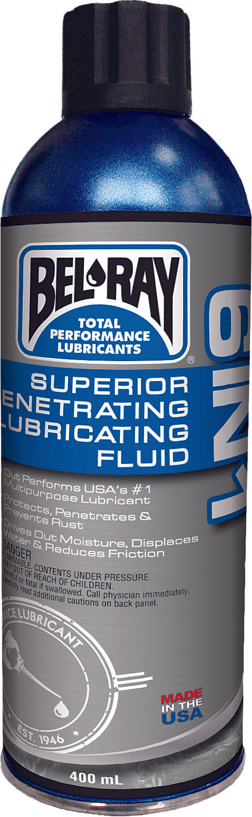 BEL-RAY 6 In 1 Multi-Purpose Lubricant 400ml 99020-A400W