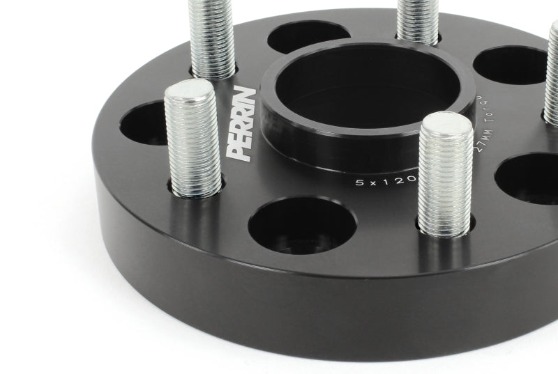 Perrin 17-18 Honda Civic Type R 64.1mm Hub 5x120 27mm Wheel Spacers (One Pair) PHP-WHL-027BK