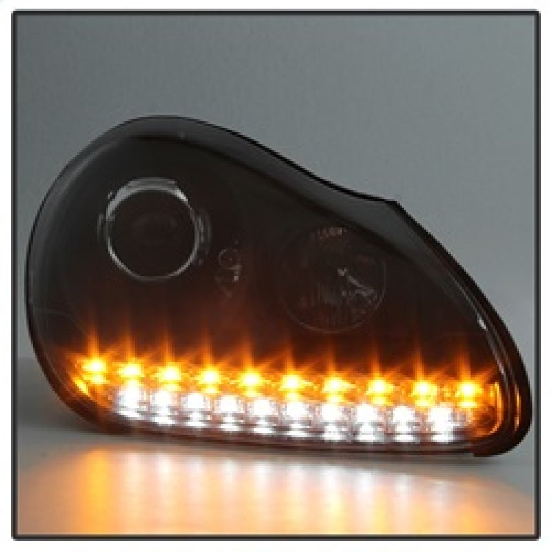 Spyder Porsche Cayenne 03-06 Projector Xenon/HID Model- DRL LED Blk PRO-YD-PCAY03-HID-DRL-BK 5080967