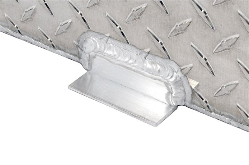 Deezee Universal Tanks - Auxiliary Short Rectangle Brite-Tread Aluminum DZ 91753X